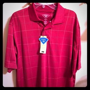 Men’s Haggar NWT Golf Polo Large Cool Wear